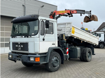 MAN F90 18.232 FK 2-Achs Kipper Kran Palf. PK 8000  liising MAN F90 18.232 FK 2-Achs Kipper Kran Palf. PK 8000: pilt 1