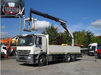 Mercedes-Benz Actros 2541 L6x2 Pritsche Heckkran Funk  liising Mercedes-Benz Actros 2541 L6x2 Pritsche Heckkran Funk: pilt 1