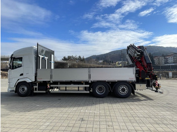 Uus Madelveok/ Platvormveok, Kraanaga veoauto DAF XF 480 FAN Kranwagen: pilt 4