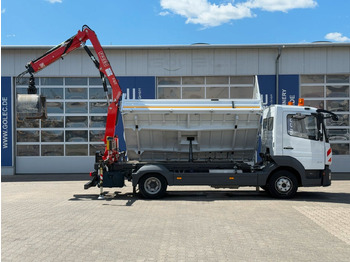 Tarbesõiduk kallur Mercedes-Benz ATEGO 818 4x2 Euro 6 Kipper Kran FASSI F65B.0.22: pilt 4