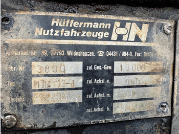 Haagis HTM 13-T HTM 13-T Anhänger für Abetzcontainer: pilt 2