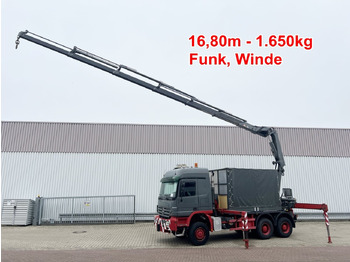 Kraanaga veoauto MERCEDES-BENZ Actros