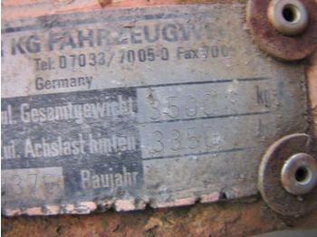 Ehitustehnika haagis transporditavad ained rasketehnika TTS-3,5 mit Auffahrrampe TTS-3,5 mit Auffahrrampe: pilt 2