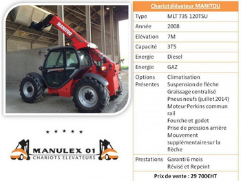 Teleskooplaadur Manitou MLT735 120LSU Turbo: pilt 2
