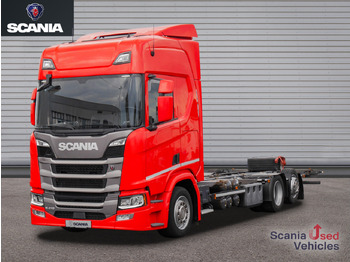 Konteinerveduk/ Tõstukiga veoauto SCANIA R 410