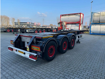 Konteinerveduk/ Tõstukiga poolhaagis Burg 20FT ADR (EX/II, EX/III, FL, AT), Leeggewicht: 3.690kg, SAF INTRADISC, 2x liftaxle, ALCOA, NL-Chassis: pilt 3