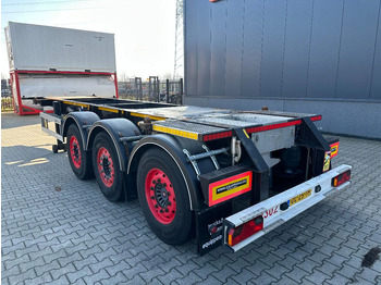 Konteinerveduk/ Tõstukiga poolhaagis Burg 20FT ADR (EX/II, EX/III, FL, AT), empty weight: 3.690kg, SAF INTRADISC, 2x liftaxle, ALCOA, NL-Chassis, APK/ADR: 07-2025: pilt 3