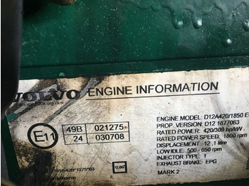 Mootor - Buss Volvo D12A   Volvo: pilt 4 Mootor - Buss Volvo D12A   Volvo: pilt 4