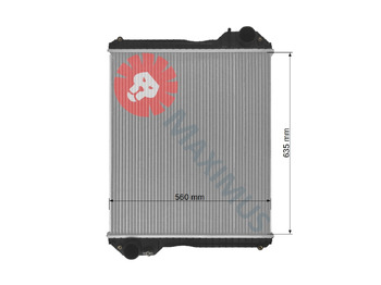 Uus Radiaator - Ekskavaator-laadur CATERPILLAR CASE NEW HOLLAND 416E , 422E , 428E , 430E , 432E , 434E , 442E , 444E , CVX , CVT: pilt 2