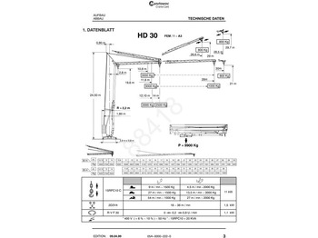 Tornkraana Potain HD 30: pilt 1