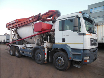 MAN TGA 35.410, 8X4, MIX + PUMPE 24M  liising MAN TGA 35.410, 8X4, MIX + PUMPE 24M: pilt 2