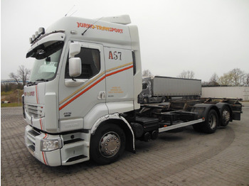 Konteinerveduk/ Tõstukiga veoauto RENAULT Premium 450