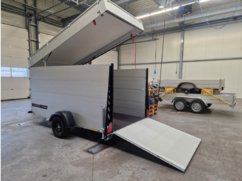 Mootorratta haagis ALUBOXX Deckelanhänger GTB 1500 VT3 Ultra Low 301x151x153cm LED black deal Modell 2025: pilt 4