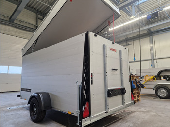 Mootorratta haagis ALUBOXX Deckelanhänger GTB 1500 VT3 Ultra Low 301x151x153cm LED black deal Modell 2025: pilt 5