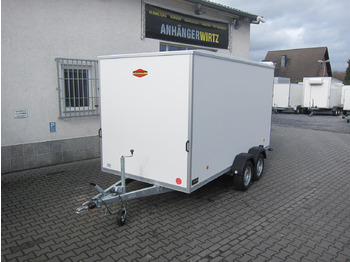 Furgoonjärelhaagis Böckmann Koffer KT 4018/27 H weiß 400x185x200cm +Auffahrrampe (XL) 2700kg: pilt 4
