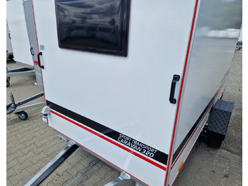 Haagissuvila Koffer Camp TFS ST 320.01 320x150x180cm Premium Rampe Seitentür Fenster Bett 1300kg 100km/H: pilt 2