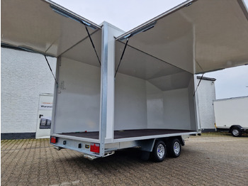 Toitlustus haagis Koffer Hochlader FC2024HTL Messe 400x200x200cm aerodynamisch 10" Alufelgen (XL) 2000kg 100 km/H: pilt 4