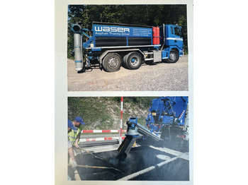 Nöörtõstukiga veoauto SCANIA G440 6x2 Wechselsistem asphalt thermo: pilt 2