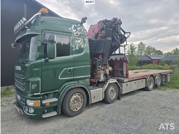 Kraanaga veoauto SCANIA