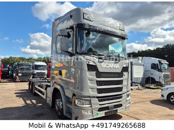 Konteinerveduk/ Tõstukiga veoauto SCANIA S 450