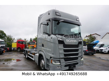 Konteinerveduk/ Tõstukiga veoauto SCANIA S 450