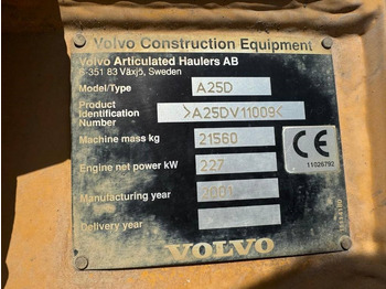 Liigendkallur Volvo A 25 D: pilt 4