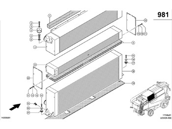 Radiaator CLAAS