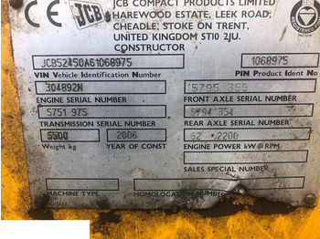 Hüdrauliline silinder - Teleskooplaadur JCB 520-40 - Siłownik Wysuwu: pilt 2