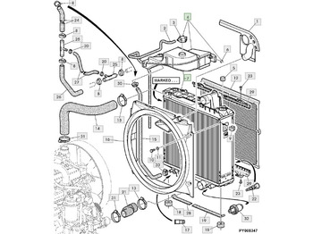 Radiaator JOHN DEERE