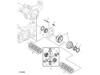 Pidurikettad JOHN DEERE