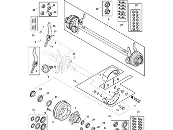 Trummelpiduriklotsid JOHN DEERE
