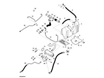 Hüdrauliline paak JOHN DEERE
