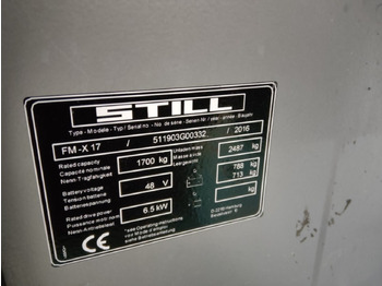 Lükandmastiga tõstuk STILL FM-X17: pilt 2