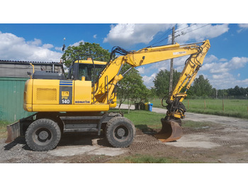 Ratastel ekskavaator KOMATSU PW140