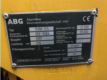 Asfaldilaotur ABG TITAN 325 and runs and runs: pilt 5