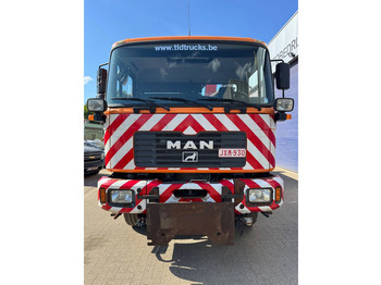 Kallurauto, Kraanaga veoauto MAN ME18.250 **4x4-TIPPER+PALFINGER PK8500-BELGIAN TRUCK**: pilt 2