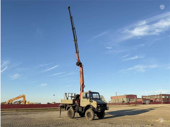 Kraanaga veoauto Mercedes-Benz Unimog Palfinger PK 12000 18 m 6.8 t Radio: pilt 4