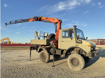 Kraanaga veoauto Mercedes-Benz Unimog Palfinger PK 12000 18 m 6.8 t Radio: pilt 3