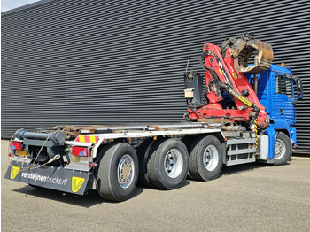 Veoauto - kaablisüsteem, Kraanaga veoauto MAN TGS 35.400 8x4-4 / PALFINGER Z CRANE + CONTAINER SYSTEM: pilt 5