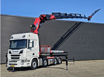 Kraanaga veoauto SCANIA R