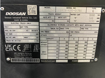 Elektritõstuk Doosan B30X-7 PLUS: pilt 5