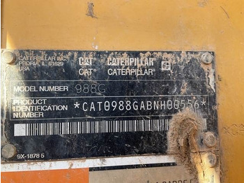 Rataslaadur CAT 988G: pilt 5