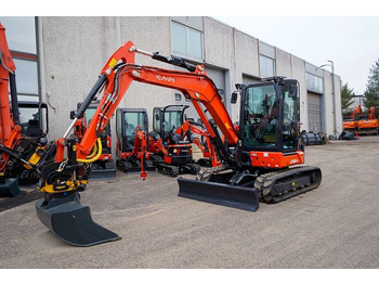 Miniekskavaator Kubota U56-5 VALMIIKSI VARUSTELTU: pilt 2