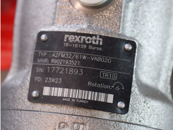 Uus Hüdrauliline mootor - Tööstusmasin REXROTH A2FM63/61W-VAB020: pilt 4