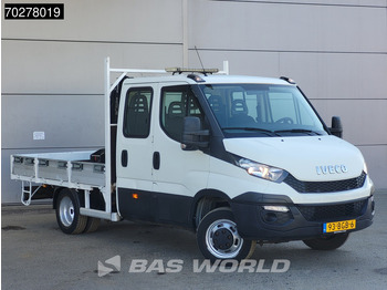 Madelauto Iveco Daily 50C17 3.0L Automaat DC Open laadbak Kraan Hiab 017T-2 Airco APK 10-2025 Pickup Crane Kraanwagen Pritsche Airco Dubbel cabine: pilt 3