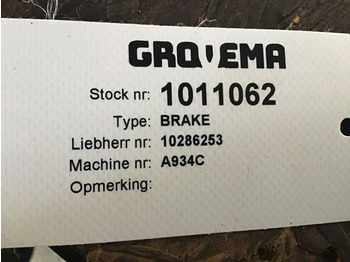 Piduriosad LIEBHERR