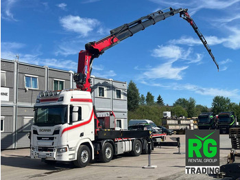 Kraanaga veoauto SCANIA R