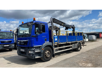 Madelveok/ Platvormveok, Kraanaga veoauto Man TGM 18.250: pilt 2