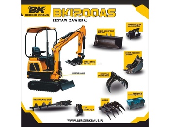 Miniekskavaator BERGER KRAUS