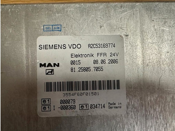 Mootori juhtimisseade - Veoauto MAN SIEMENS VDO ELEKTRONIK FFR Steuergerät 81.25805.7055: pilt 2